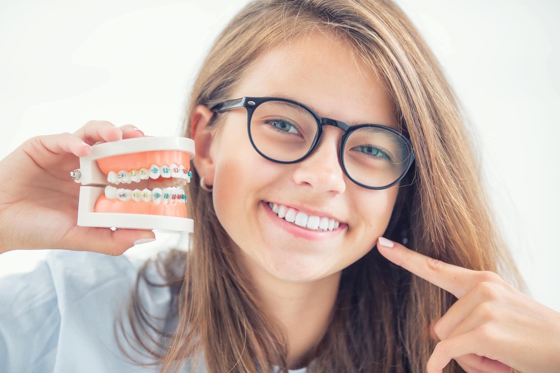 adolescent getting braces in Reno, NV